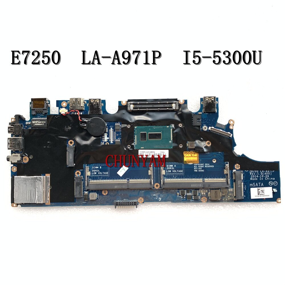 I5-5300U  ƼƩ E7250 Ʈ , ZBZ00 LA-A..